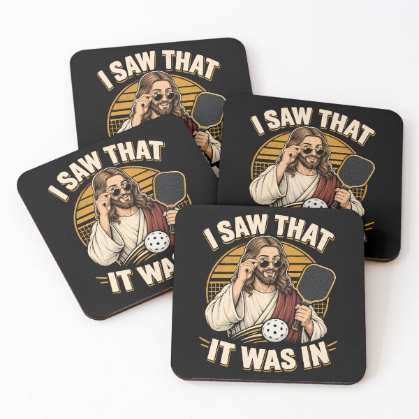 Item preview, I Saw That, It Was In Funny Pickleball Jesus Humor designed and sold by DuDuChben.