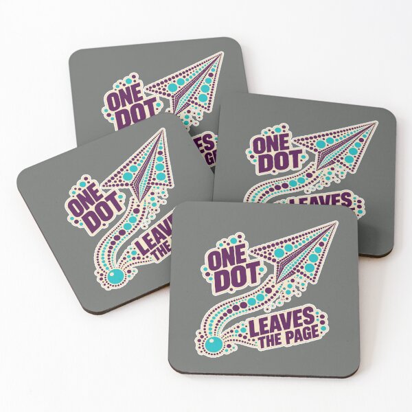 Item preview, International Dot Day Paper Plane – One Dot Leaves the Page Dot Mosaic designed and sold by Jaani-T.