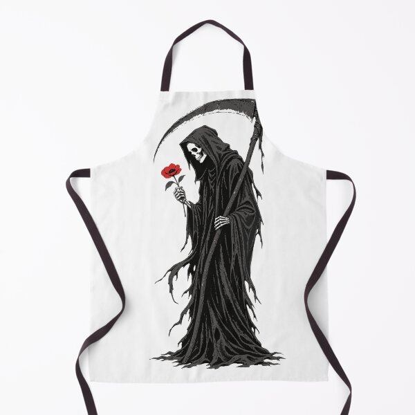 Item preview, Grim Reaper Holding a Flower Gothic Halloween designed and sold by Sunday.Supply.