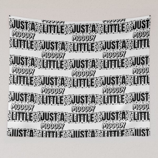 Item preview, Just A Little Moody Cow Animal Print designed and sold by lane-beattiec.
