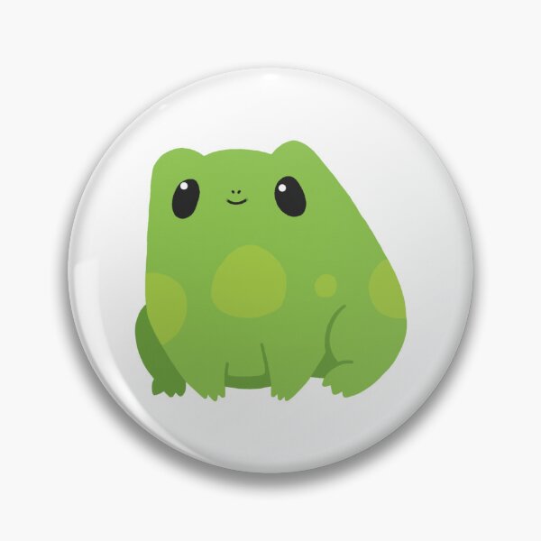 Item preview, Chubby Kawaii Frog – Cute Green Frog Illustration designed and sold by snowberry studio.