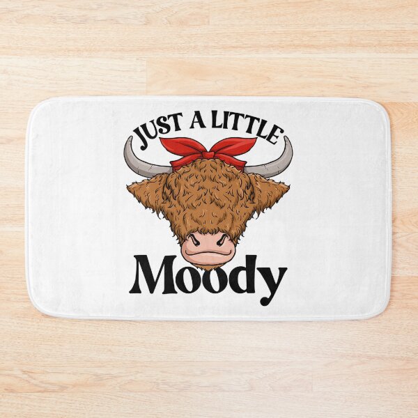 Item preview, Just A Little Moody Highland Cow Scottish Highland Cow Gear designed and sold by lane-beattiec.