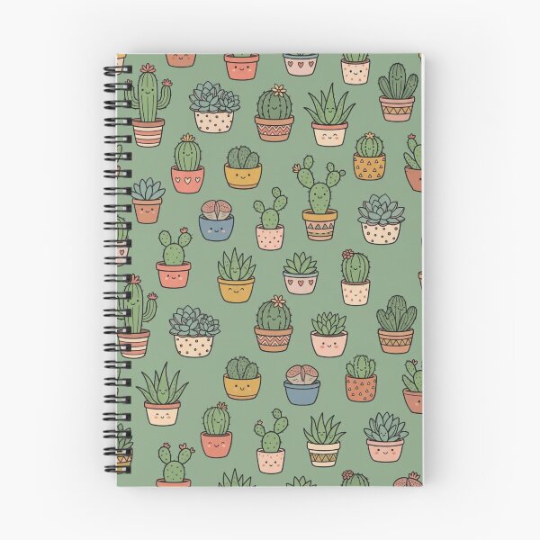 Item preview, Cute Cactus And Succulents Seamless Pastel Pattern designed and sold by StickVerse by Owais.