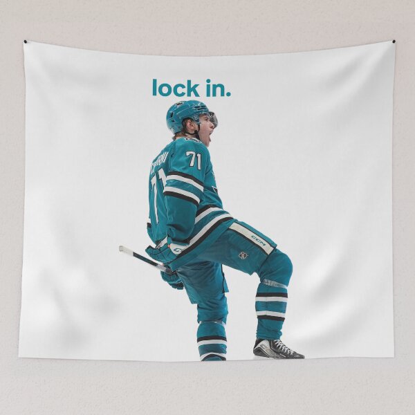 Item preview, Macklin Celebrini Lock In Motivation | San Jose Sharks designed and sold by Ferne Reacts.