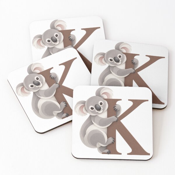 Item preview, Letter K Koala Alphabet Art designed and sold by tmoca.