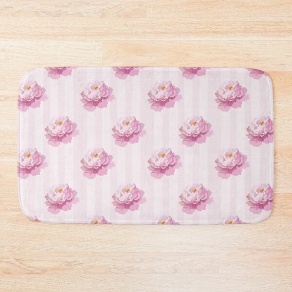 Item preview, Pink Rose Floral Stripe Pattern designed and sold by EeshaArshad.