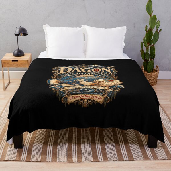 Item preview, Dagon Deep Sea Charters, Gothic Cosmic Horror Fishing Club designed and sold by SurrealeyeSEA.