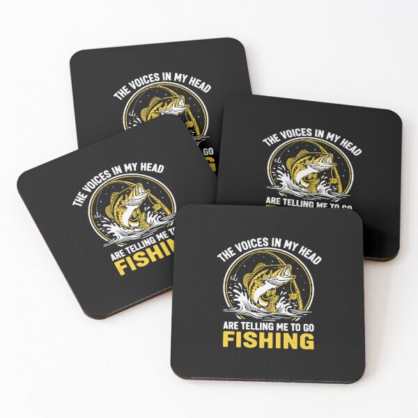 Item preview, The Voices In My Head Are Telling Me To Go Fishing Angler Fisherman Hobby designed and sold by PopStars1993.