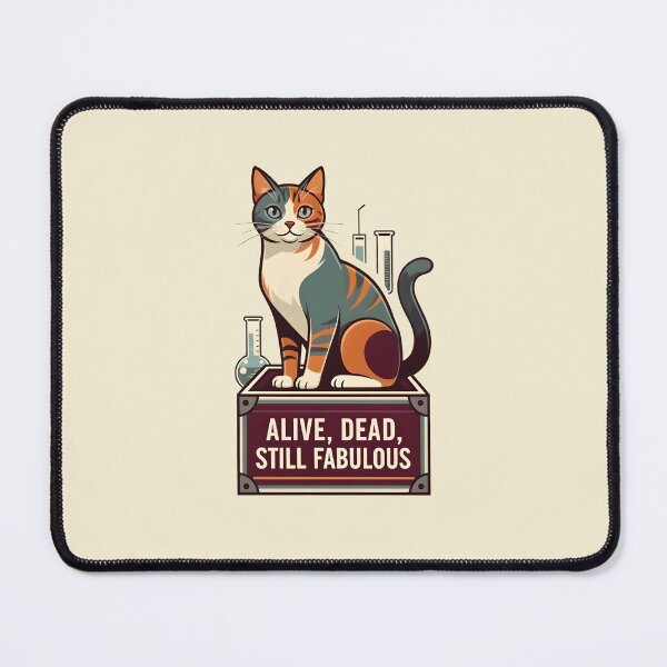 Item preview, Schrödinger's cat: Alive, dead, still fabulous - Shirt for physicist, quantum and cats lover designed and sold by ParadoxParadox.