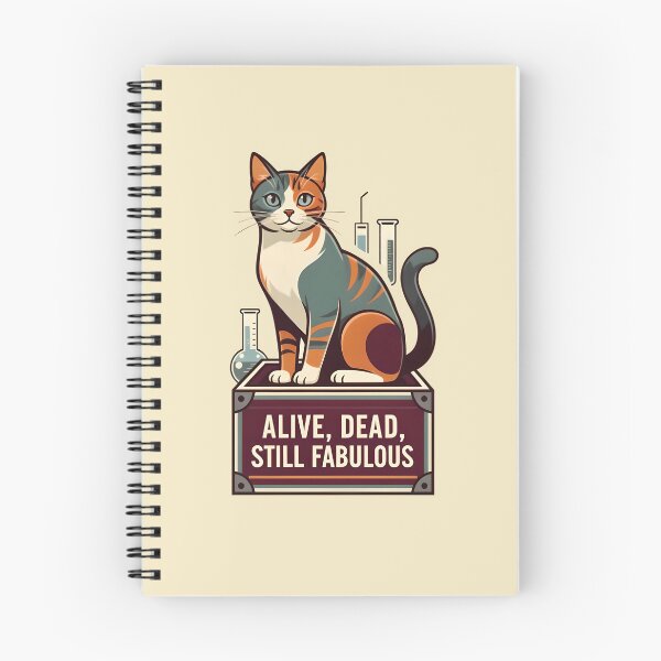 Item preview, Schrödinger's cat: Alive, dead, still fabulous - Shirt for physicist, quantum and cats lover designed and sold by ParadoxParadox.