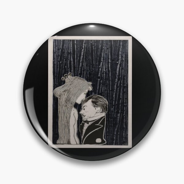 Item preview,  Art Nouveau Austrian woodcut print  designed and sold by stevepaint.