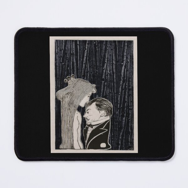 Item preview, Art Nouveau Austrian woodcut print designed and sold by stevepaint.