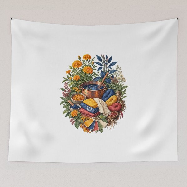 Item preview, Botanical Dye Garden – Natural Fiber Artist Gift designed and sold by UrbanCanvvas.