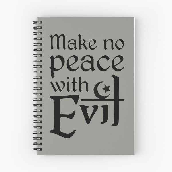 Item preview, Make No Peace with Evil (black text) designed and sold by muskitt.