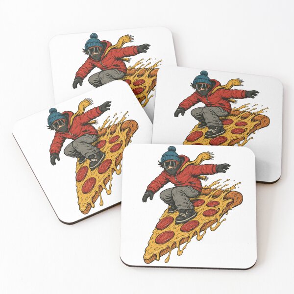 Item preview, Pizza Snowboarder – Funny Pizza Lover Winter Adventure designed and sold by SOUFIANE1991.