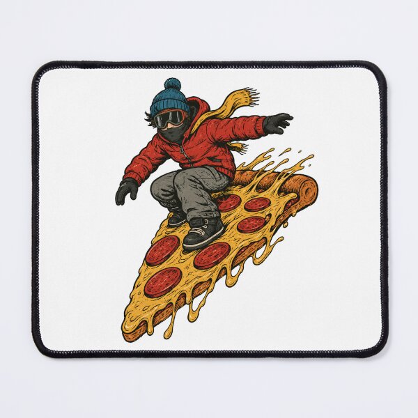 Item preview, Pizza Snowboarder – Funny Pizza Lover Winter Adventure designed and sold by SOUFIANE1991.