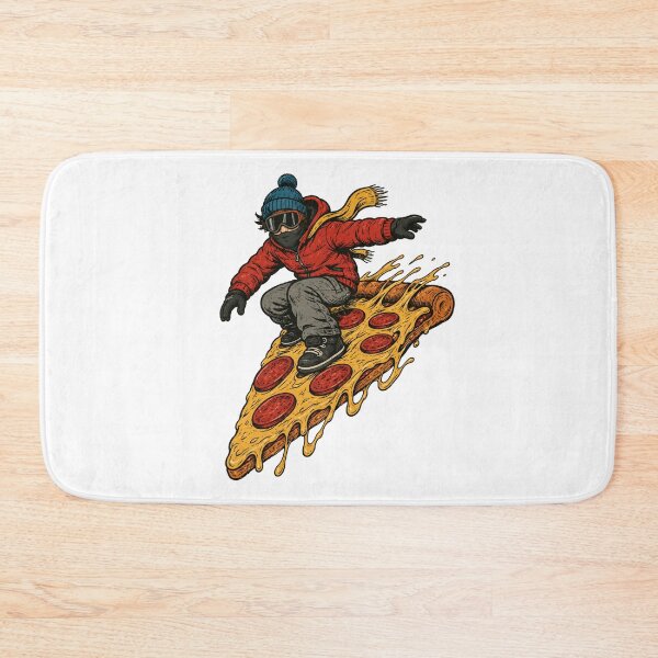 Item preview, Pizza Snowboarder – Funny Pizza Lover Winter Adventure designed and sold by SOUFIANE1991.