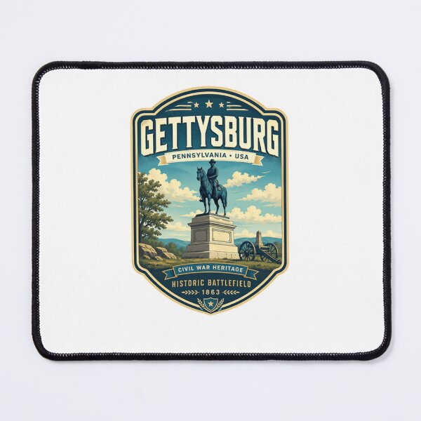 Item preview, Gettysburg Pennsylvania Usa Civil War Heritage Historic Battlefield 1863 American History Lover Travel Souvenir designed and sold by Star3NowForMe.