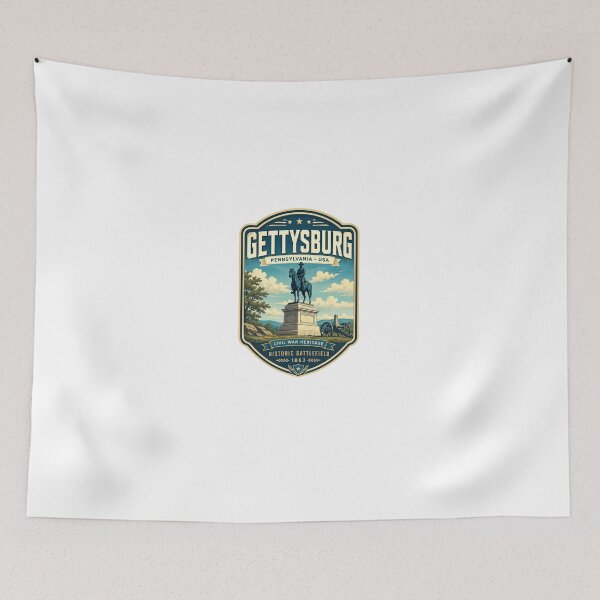 Item preview, Gettysburg Pennsylvania Usa Civil War Heritage Historic Battlefield 1863 American History Lover Travel Souvenir designed and sold by Star3NowForMe.