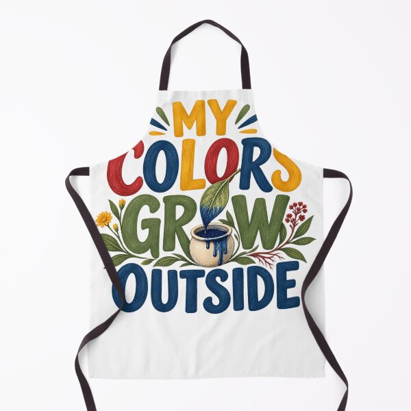 Item preview, My Colors Grow Outside – Natural Dye Humor designed and sold by UrbanCanvvas.
