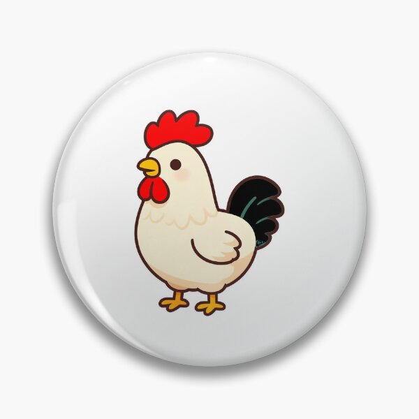 Item preview, Adorable Plump White Cockerel Vector Art designed and sold by borbanmaleno.