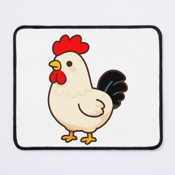 Item preview, Adorable Plump White Cockerel Vector Art designed and sold by borbanmaleno.