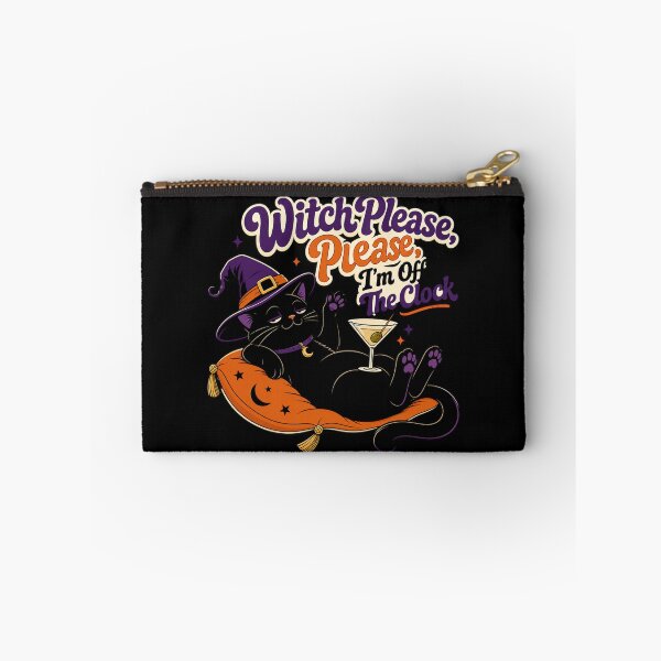 Item preview, Witch Please I'm Off The Clock Shirt, Comfort Colors® Black Cat Cocktail Tee, Funny Halloween Bartender Graphic designed and sold by TshirtsLabs.