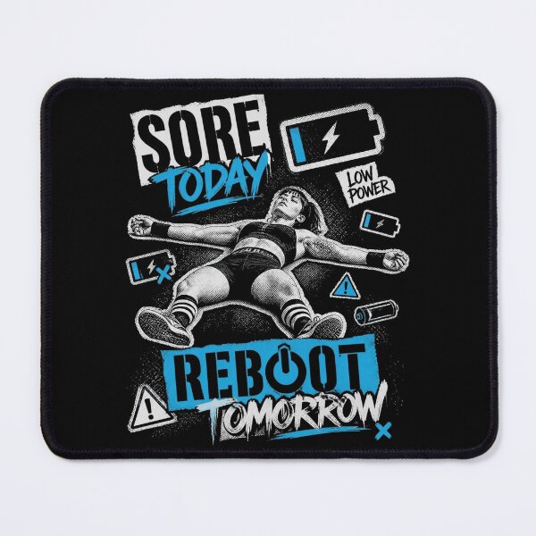 Item preview, Sore Today Reboot Tomorrow Post Workout Rest designed and sold by macadolie.
