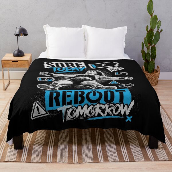 Item preview, Sore Today Reboot Tomorrow Post Workout Rest designed and sold by macadolie.