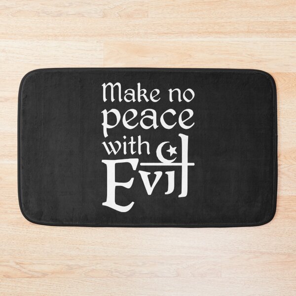 Item preview, Make No Peace with Evil (white text) designed and sold by muskitt.