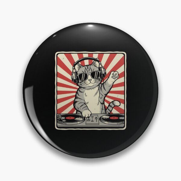 Item preview, DJ Cat Music Lover designed and sold by PopStars1993.