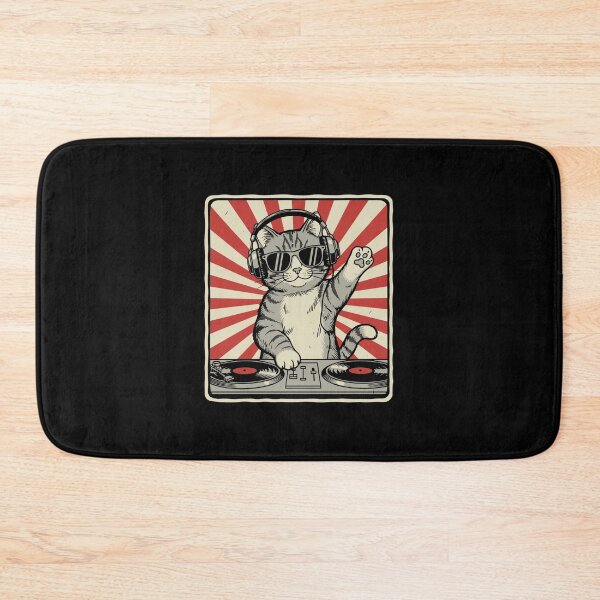 Item preview, DJ Cat Music Lover designed and sold by PopStars1993.