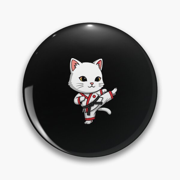 Item preview, Karate Cat Martial Artist Black Belt designed and sold by PopStars1993.