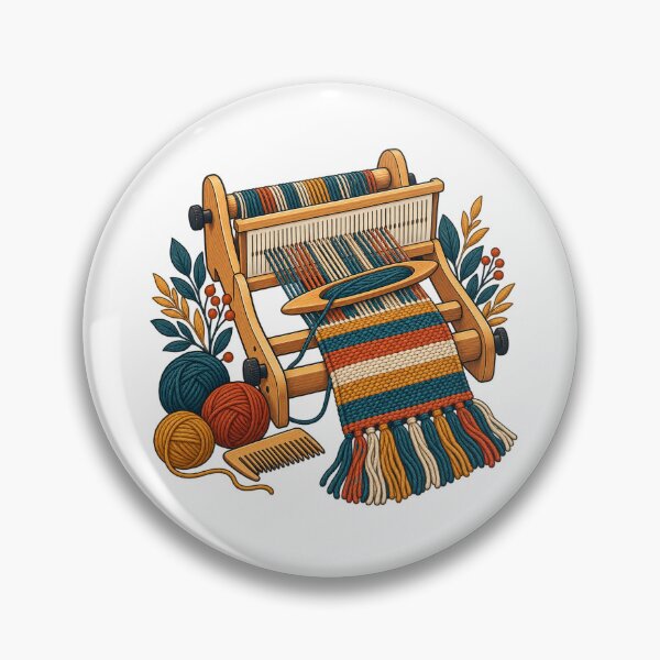 Item preview, Rigid Heddle Weaving Gift – Loom and Shuttle Art designed and sold by UrbanCanvvas.