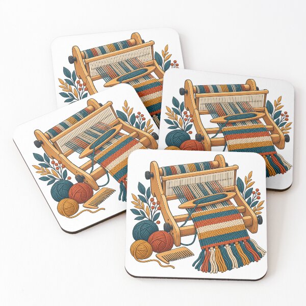 Item preview, Rigid Heddle Weaving Gift – Loom and Shuttle Art designed and sold by UrbanCanvvas.