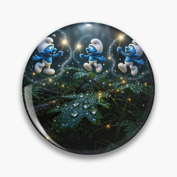 Item preview, Magical Blue Elves in the Enchanted Forest designed and sold by Breezes-of-Ida.