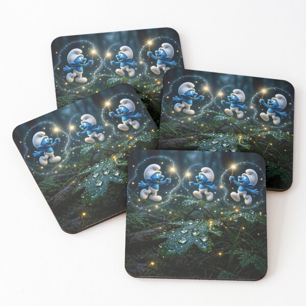 Item preview, Magical Blue Elves in the Enchanted Forest designed and sold by Breezes-of-Ida.