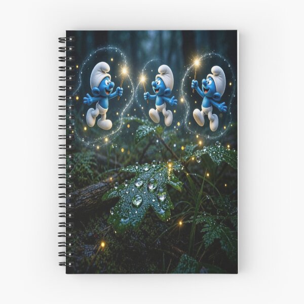 Item preview, Magical Blue Elves in the Enchanted Forest designed and sold by Breezes-of-Ida.
