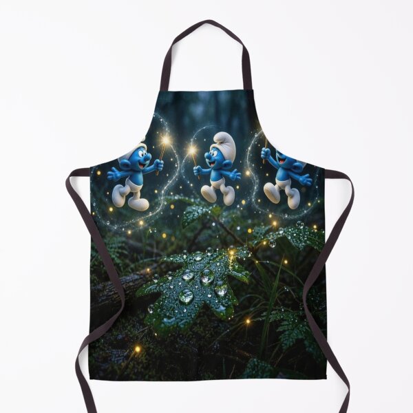 Item preview, Magical Blue Elves in the Enchanted Forest designed and sold by Breezes-of-Ida.