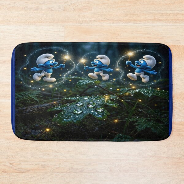 Item preview, Magical Blue Elves in the Enchanted Forest designed and sold by Breezes-of-Ida.