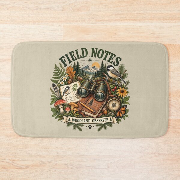 Item preview, Woodland Observer Nature Vintage Birdwatching Forest Illustration designed and sold by Pick&Grin.