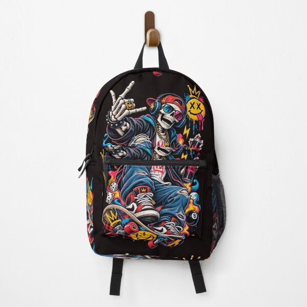 Item preview, Cool Graffiti Skeleton Skater Streetwear Urban Art designed and sold by KTD28_SHOP.