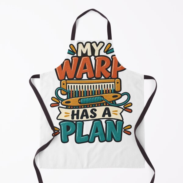 Item preview, My Warp Has a Plan – Funny Weaver Gift designed and sold by UrbanCanvvas.