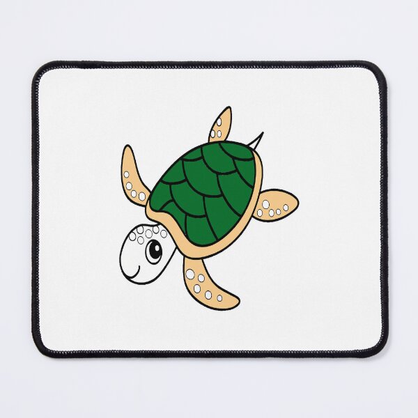 Item preview, Cute Cartoon Sea Turtle Clipart designed and sold by borbanmaleno.