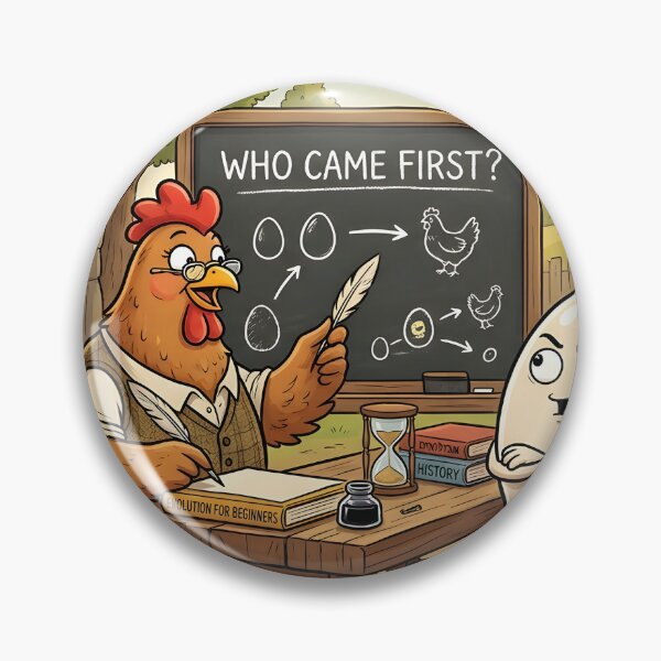 Item preview, Who Came First? designed and sold by AstronautLab.