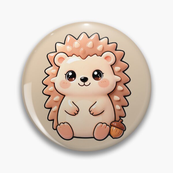 Item preview, Cute Hedgehog with Acorn designed and sold by Raloel Art.