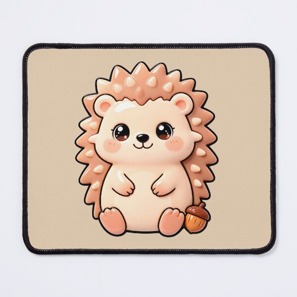 Item preview, Cute Hedgehog with Acorn designed and sold by Raloel Art.