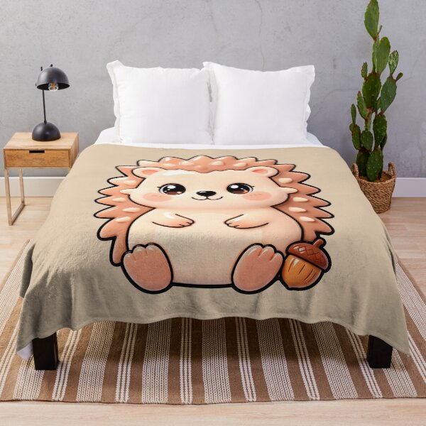 Item preview, Cute Hedgehog with Acorn designed and sold by Raloel Art.