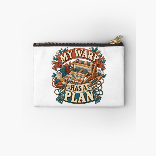 Item preview, My Warp Has a Plan – Illustrated Loom Humor designed and sold by UrbanCanvvas.
