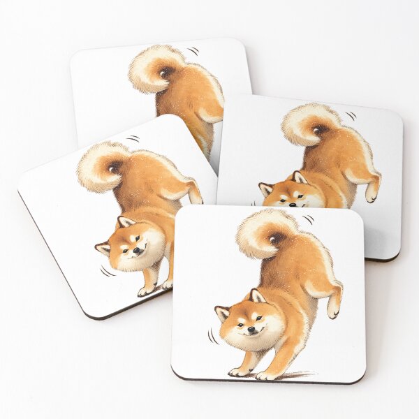 Item preview, Mochi Mochi Breaking Shiba designed and sold by INITIAL SHIBA.